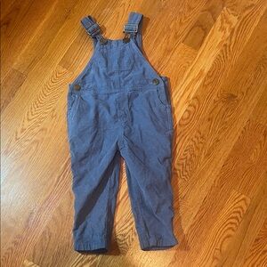 Little English Blue Kids Overalls